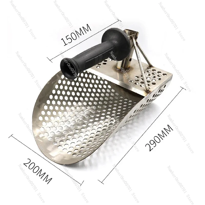 Stainless steel beach sand shovel shovel metal detector sand shovel treasure detection metal detector