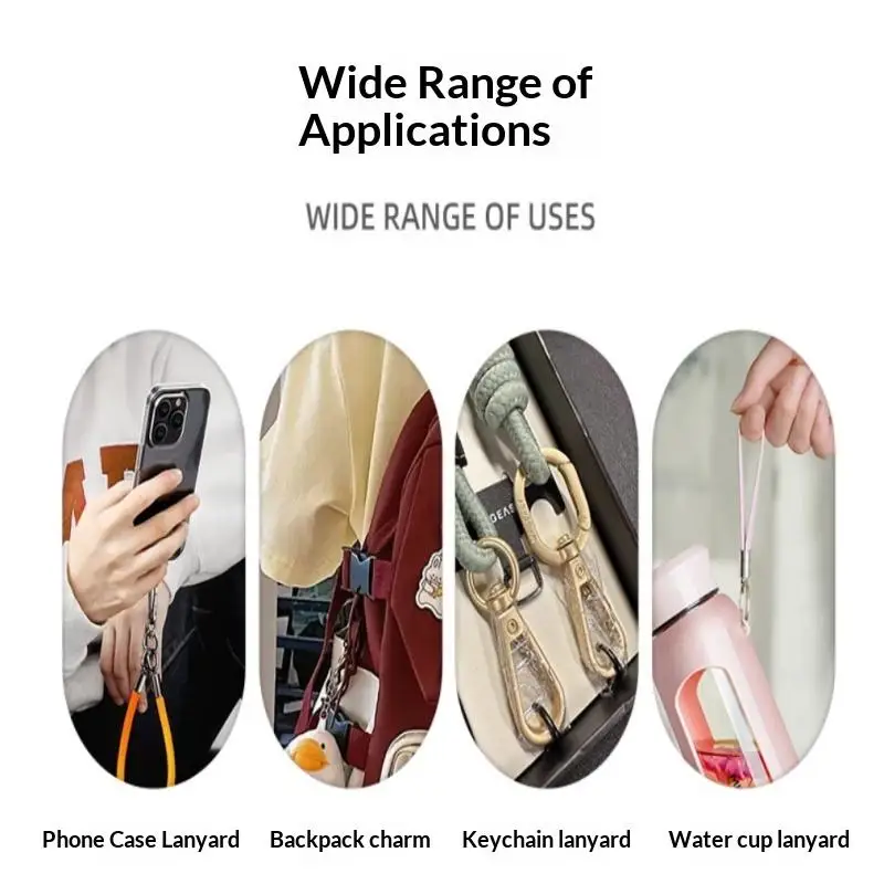1 Stück Kreativer Vielseitiger Taschenanhänger DIY Handgefertigte Kette Hängende Dekorationsaccessoires ﻿ Hochwertiger gewebter PU-Leder-Seil-Schlüsselanhänger – Detail 7