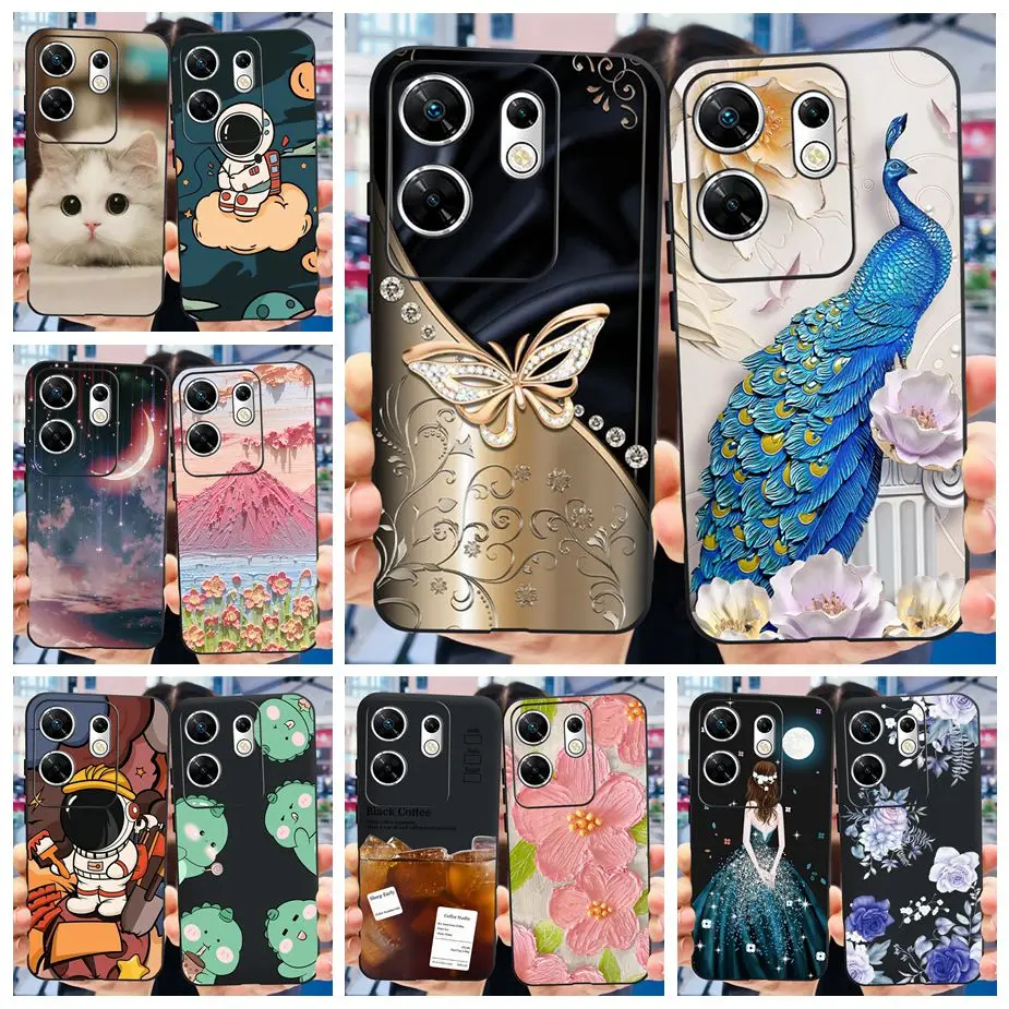 For Infinix Zero 30 4G Case X6731B Stylish Painted Cover Shockproof Soft TPU Phone Case For Infinix Zero 30 5G X6731 Zero30 Bags