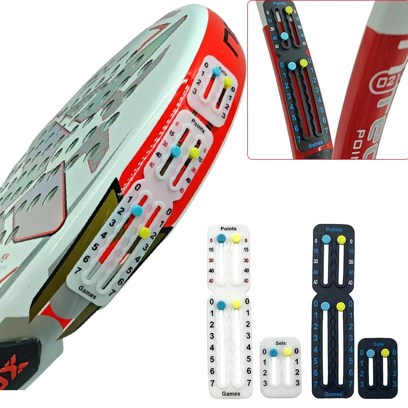 

Original Small Score Board For Tennis Padel Racket Lightweight Patent Certified Anti-Paint Peeling Scorekeeper for Amateurs