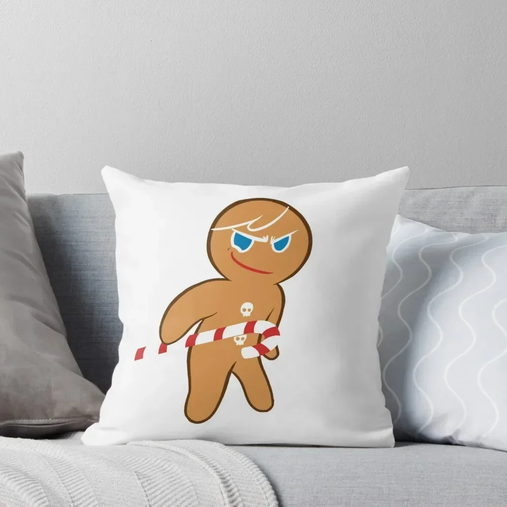 

Ginger Brave Cookie Throw Pillow Ornamental Pillow anime girl Decorative Sofa Cushions pillow