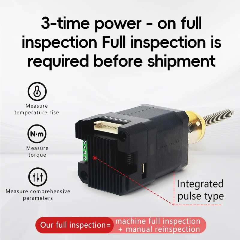 UMOT Micro Nema11 14 17 23 Linear Drive Actuator Integrated Motorized Lifting Ball Screw Stepper Motor Screw Length 100mm-360mm