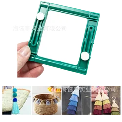 Tassel Maker Square Plastic Loom Fluff Ball Weaver Wool Knitting Yarn Crochet Knitting Craft Tools