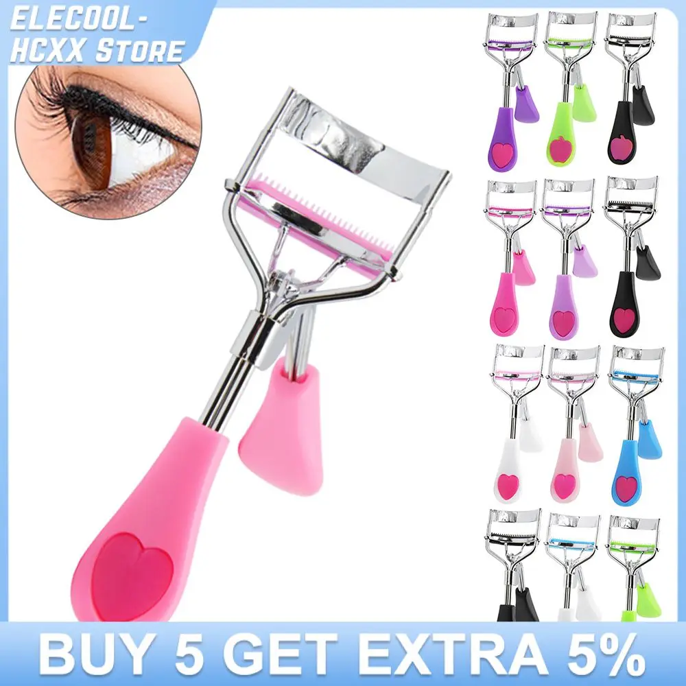 9 Colors Lady Professional Eyelash Curler Comb Tweezers Curling Eyelash Clip Cosmetic Eye Beauty Tool Maquillaje Eyelash Curler