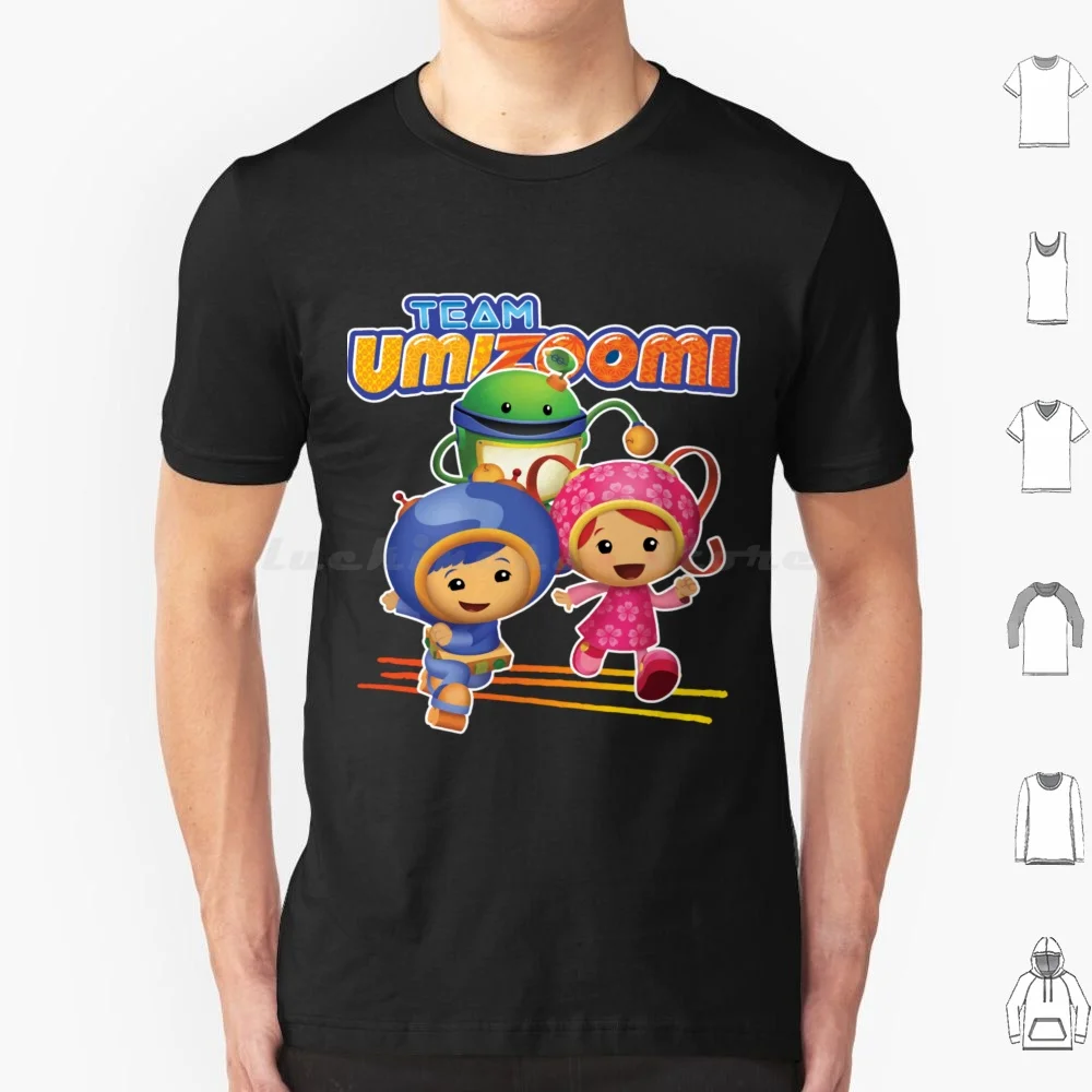 Camiseta Umizoomi de talla grande, 100% de algodón, equipo Umizoomi, equipo Umizoomi, equipo para niños, camiseta Umizoomi Umizoomi, aventuras poderosas