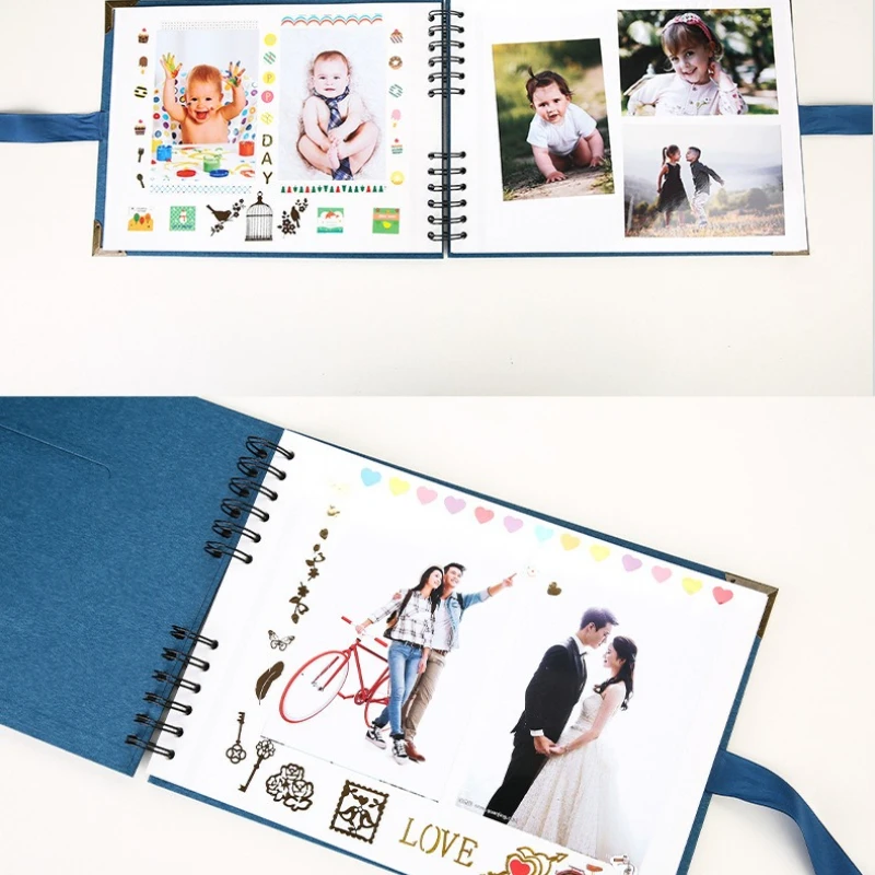 DIY Self-Adhesive Photo Album Commemorative Album, Large Size Memory Scrapbook for Family & Couples Home Decor