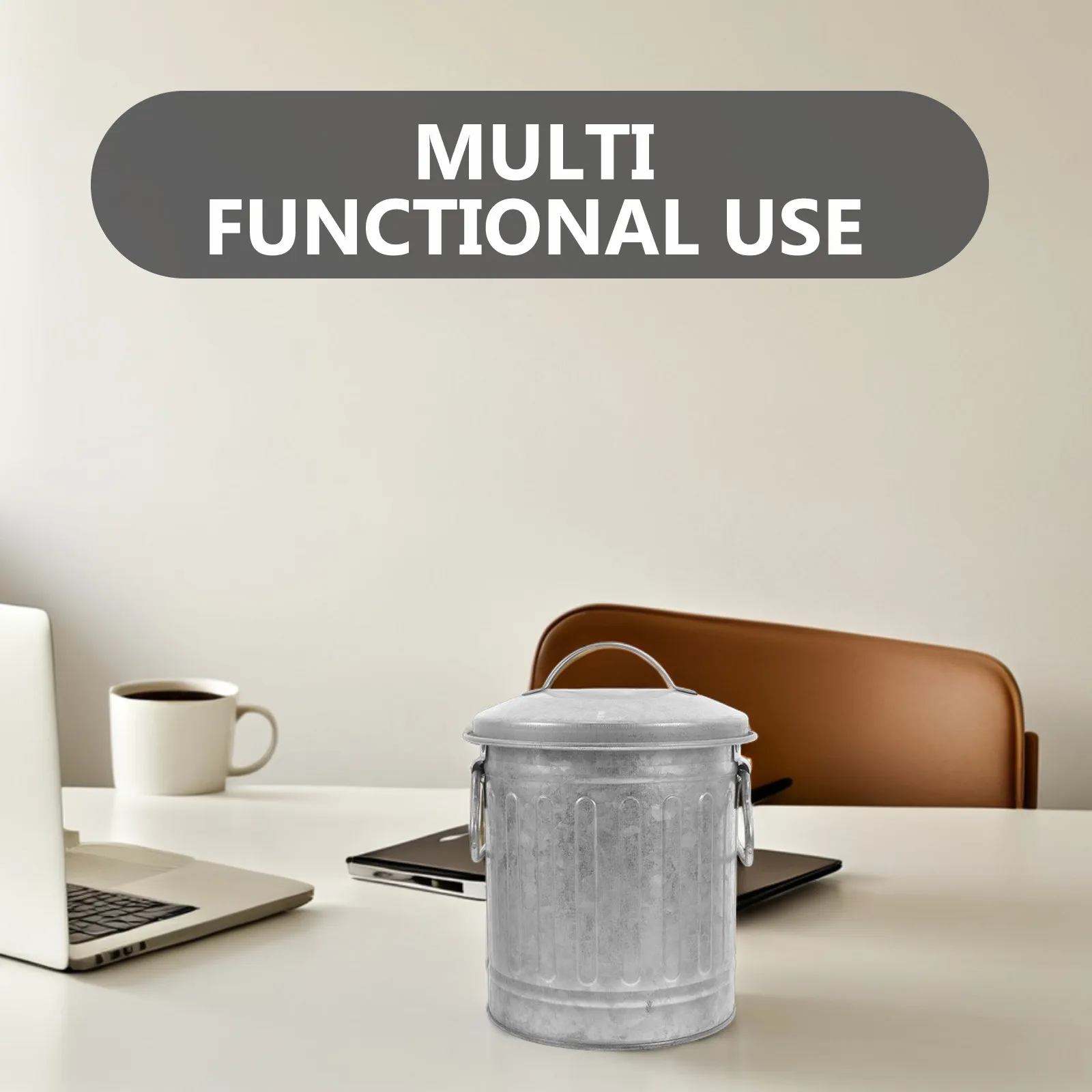 Bucket Shaped Desktop Trash Bin Mini Office Rubbish Bin Home Wastebasket Creative Storage Container Decorative Convenient Small
