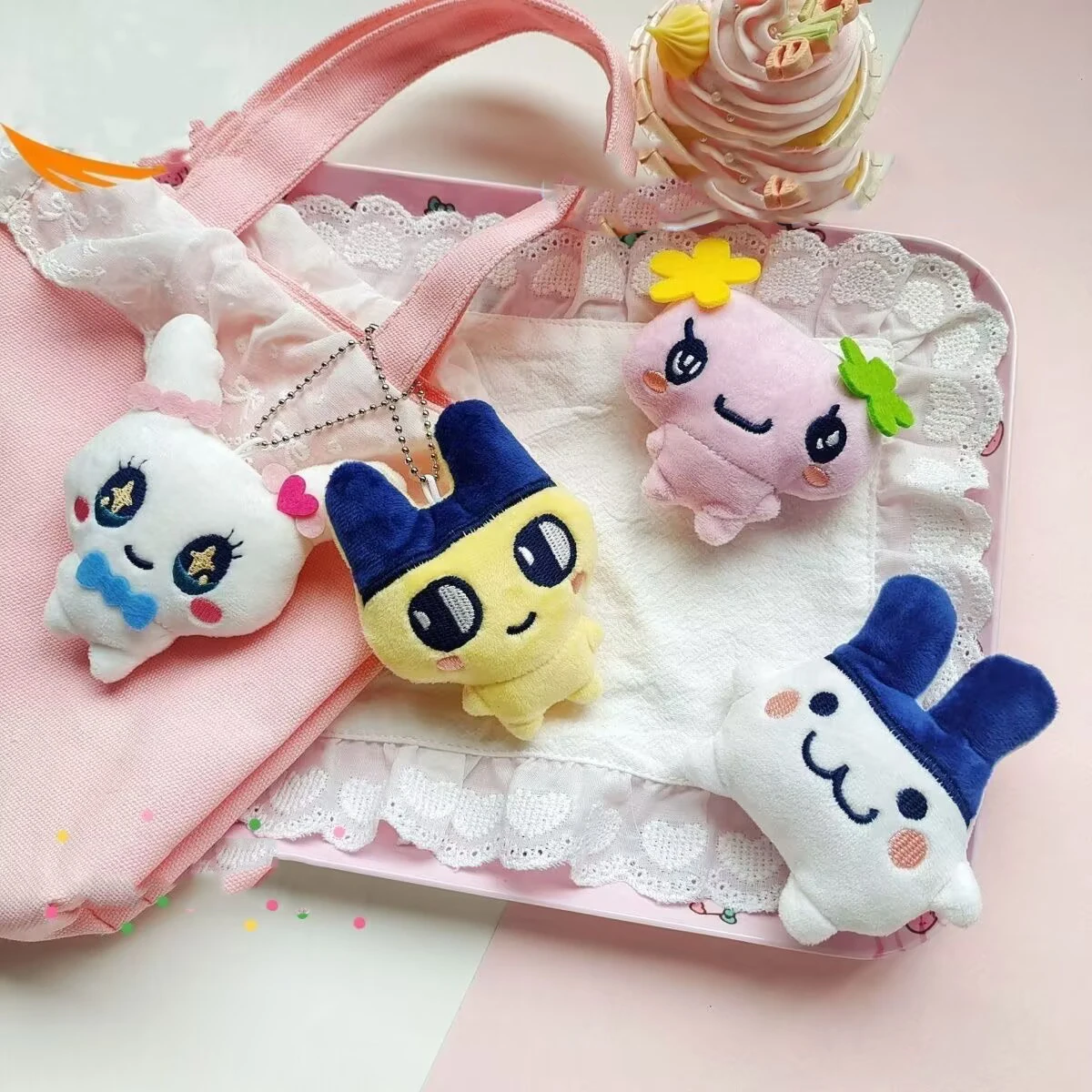 

Japanese Cartoon Cute Sweetheart Plush Takuma Song Doll Pendant Jima Meiji Doll Bag Pendant