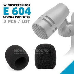 Instrument Microphone Windscreen Sponge Foam Mic Cover For Sennheiser e 604 e604 Pop Filter Protection Screen Windshield Shield