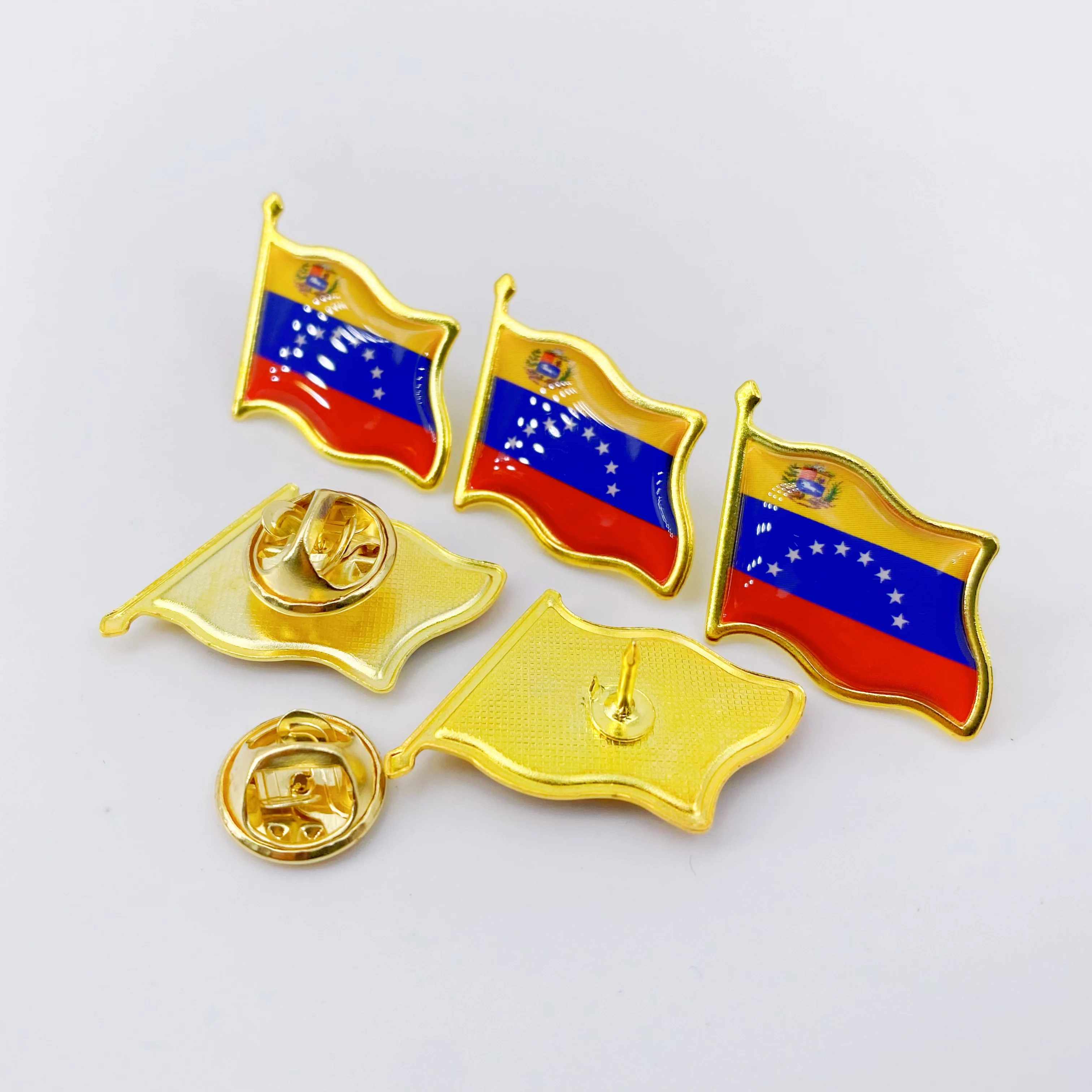 Venezuela Flag Lapel Pin - Enamel Metal National Badge | World Travel Souvenir Gifts for Men & Women | Country Flag Patriotic Br