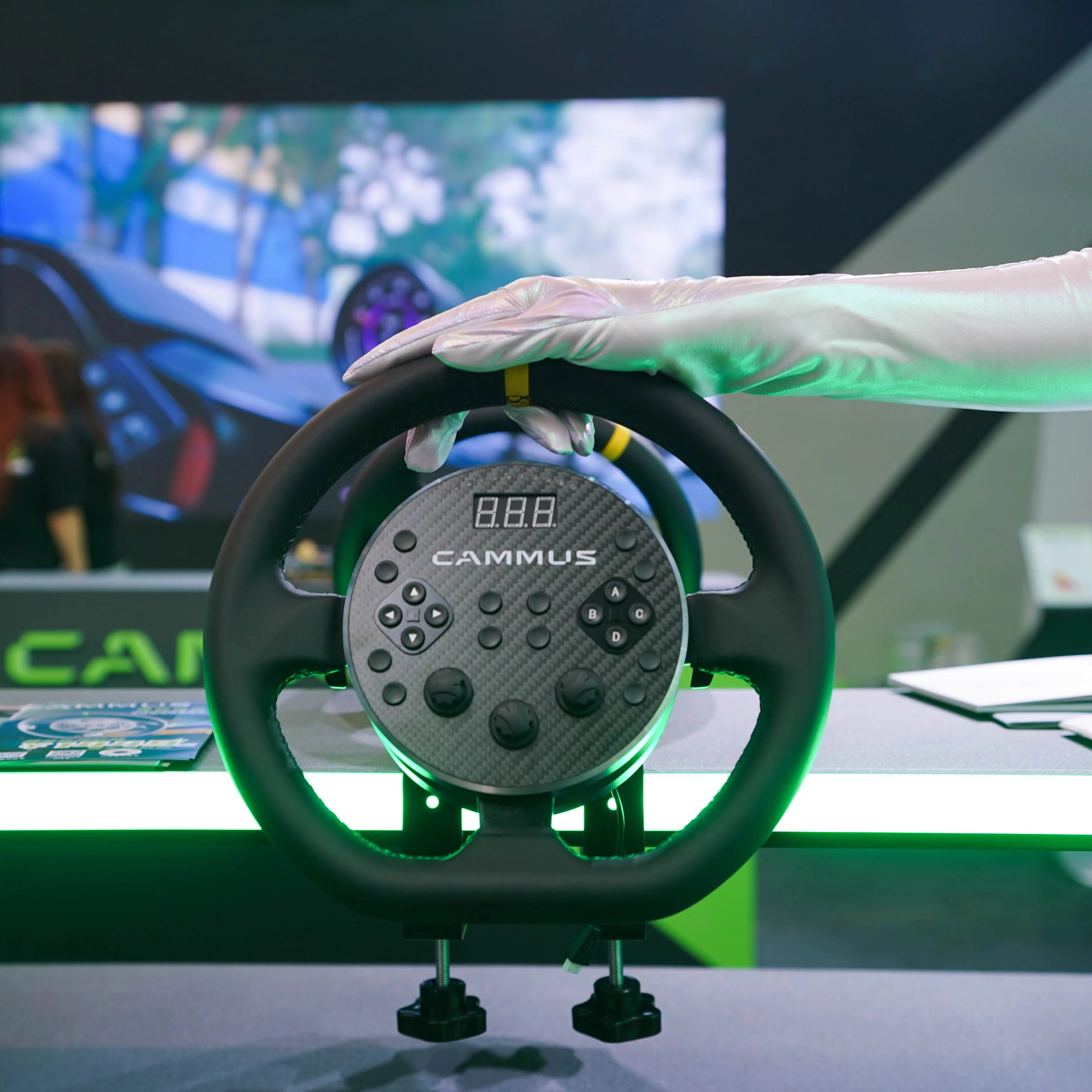 C5 Direct Drive Base, Game Steering Wheel+HUB Together To Simulate Racing Pedal Car Driving Simulator