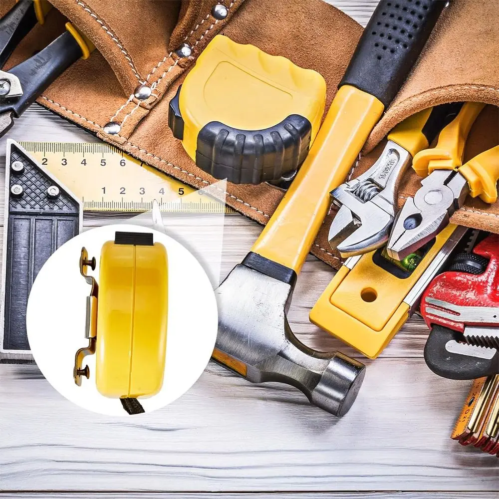

Replacement Metal Tape Measure Holder Durable Universal Measure Tool Holder Bronze Measuring Tape Belt Holder