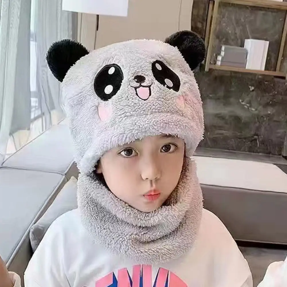 

Осенние и зимние теплые детские шапки и гетры, шапка с кроликом, флисовая шапка для девочек