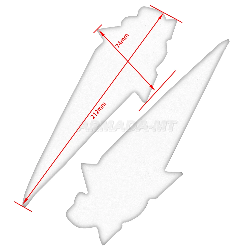 For Yamaha Virago XV125 XV250 XV400 XV 500 700 750 920 1000 1100  Motorcycle Tank Emblem Badge Sticker Decals Fuel Gas Pad Decal