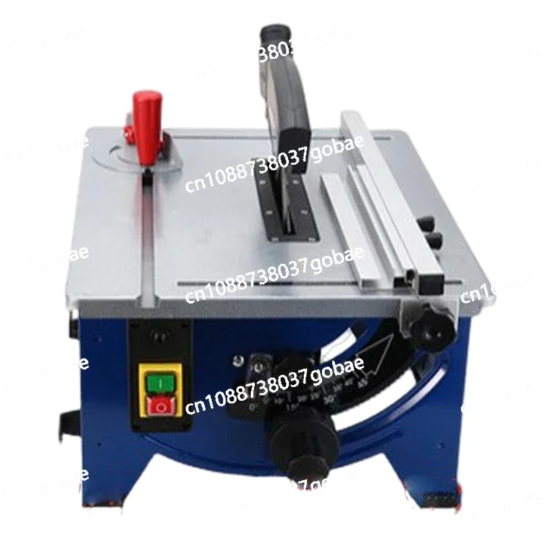 8 Inch Sliding Table Saw 220V Electric Woodworking Dustproof Cutting Machine Multi-Function Angle Adjustable  Wooden Saw