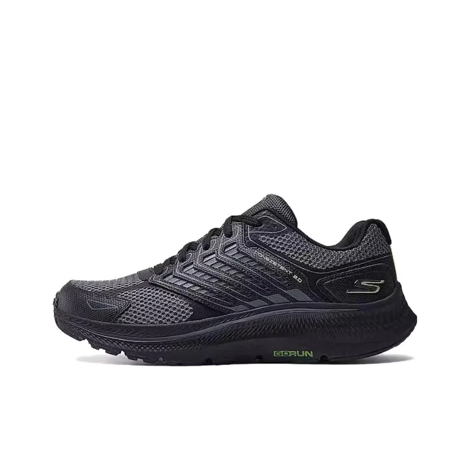 

Skechers Go Run Consistent 2.0 Abrasion Resistant Breathable Coverage Support Low top Casual City Commuting 220867-BKCC
