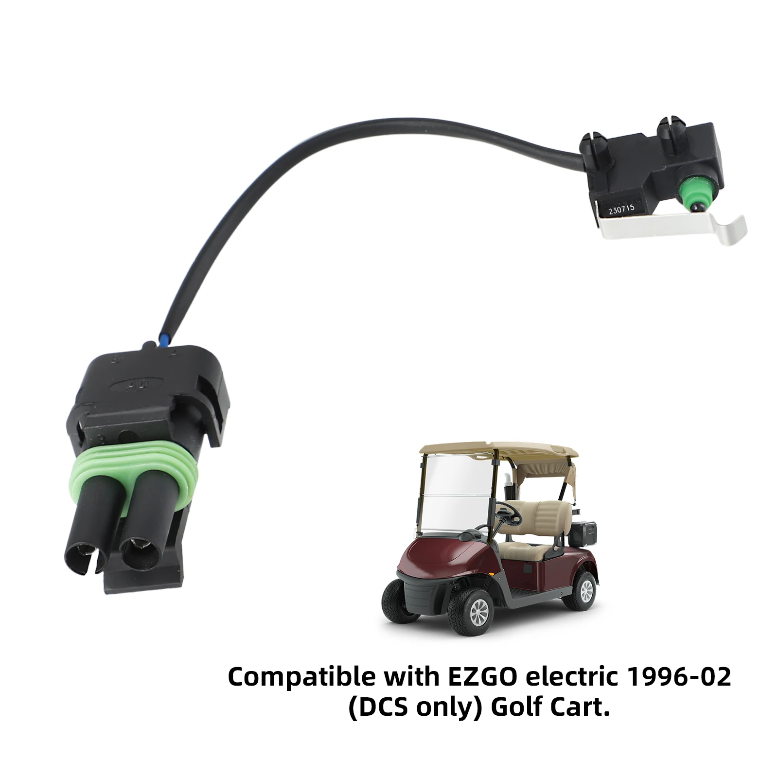 Roykaw Golf Cart DCS Forward Micro Switch Assembly Fit for EZGO Electric Models (1996-2002) -Male Part, OEM# 73194-G01, 73194G01