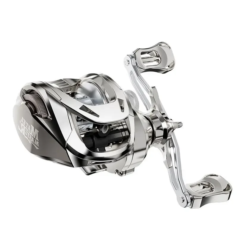 Carrete Metal Master resistente agua de mar – Perfil de gota negro