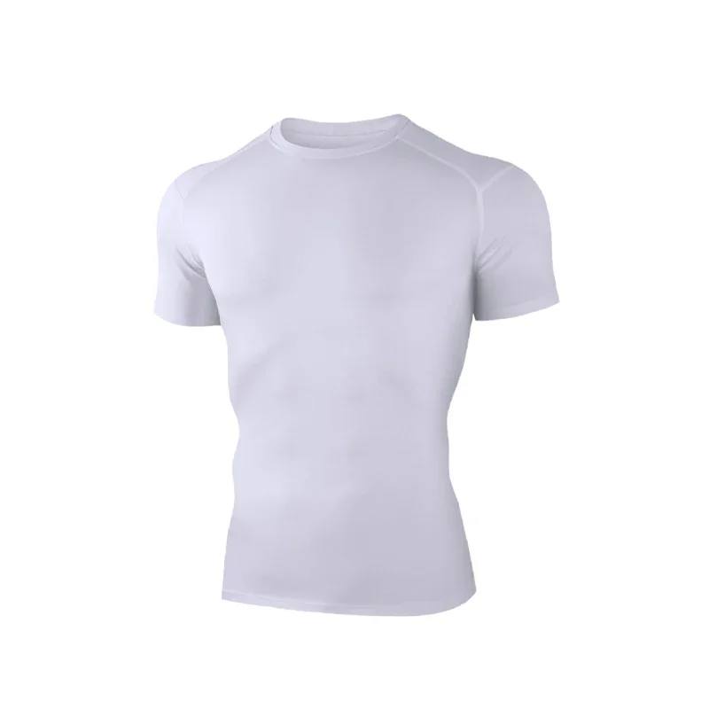 

New bestseller Men's running compression sports T-shirt, gym fitness jogging sports top