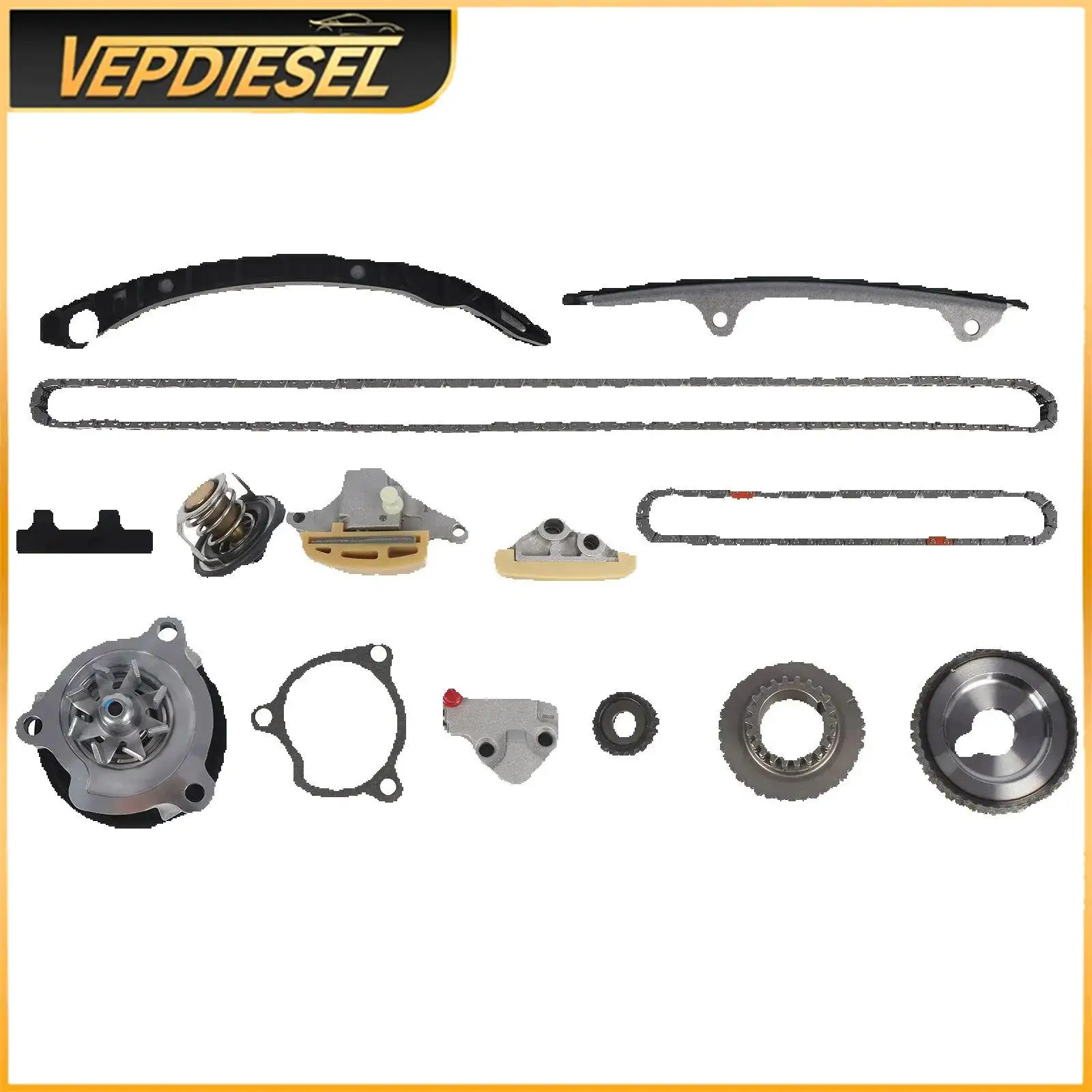 

13028-JN10A Timing Chain Kit Water Pump Thermostat for FOR Nissan Altima Rogue Sentra 2.5L 2007-2012