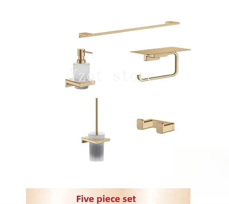 Multi-bathroom hardware pendant, bath towel holder, towel bar, toilet paper holder, toilet brush.