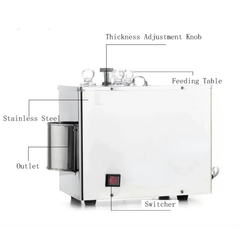 QY-2 Commercial Pharmacy Multi-function Slicer American Ginseng 37 Slicing Machine Electric Ginseng Slicer