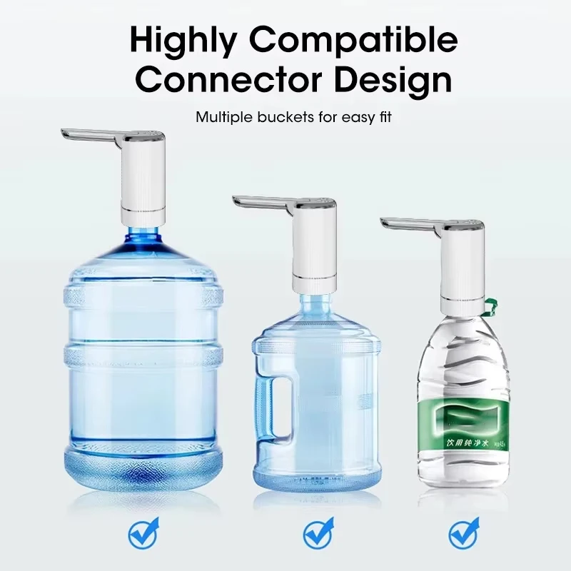 2025 مضخة مياه كهربائية دلو جهاز شفط المياه جهاز مدخل المياه مكتب منزلي USB موزع مياه مريح في الهواء الطلق