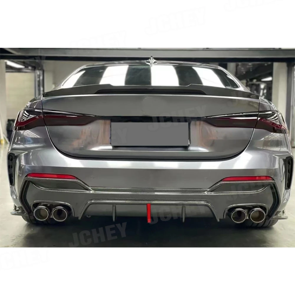 

Carbon Fiber Rear Bumper Lip Diffuser For BMW 4 Series G22 G23 Coupe 2021+ Accessories FRP Scratch Protector