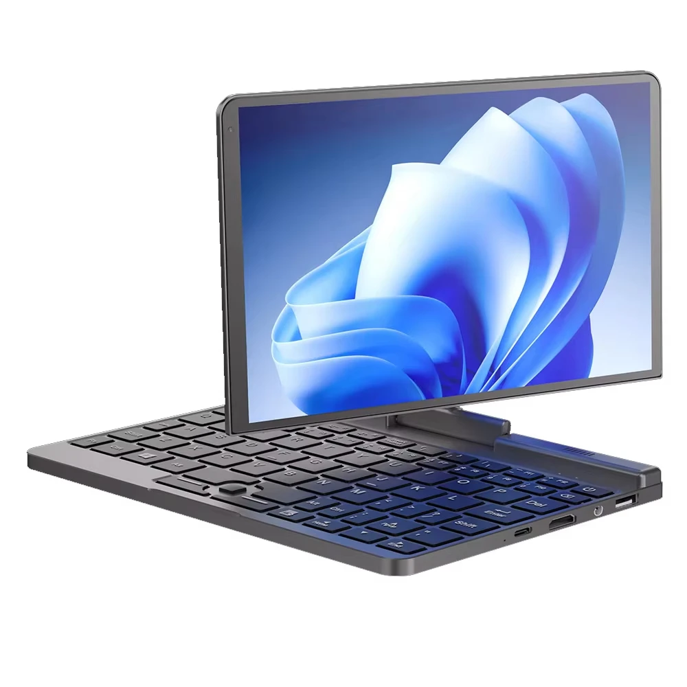 P8 Mini Laptop Intel N150 Core 8 Polegadas 4800MHz 12a Geração Laptops Windows 11 LPDDR5 12GB 1TB BT5.2 Flip 180 °    Computador portátil