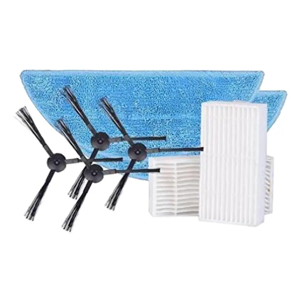 Robot Vacuum Cleaner Side Brush Hepa Filter Mop Cloth Consumable Accessories Maintenance Kit for ILIFE V3 V5 V5s Pro