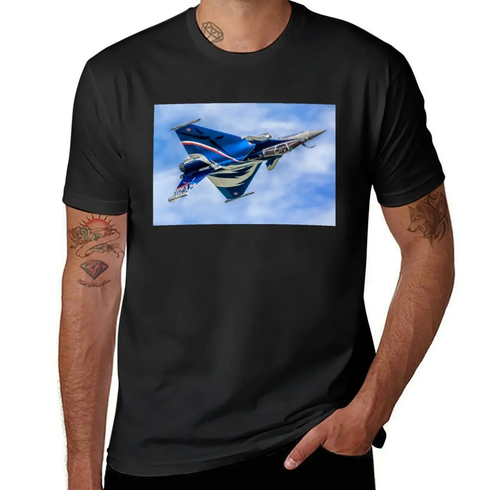 Dassault Rafale C 133 4-GL inverted T-Shirt plus size clothes essential t shirt plus size men clothing