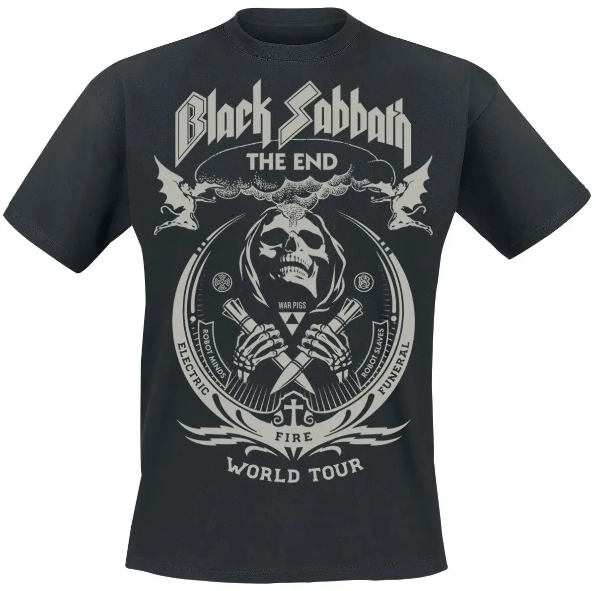 

Doomsday Death _ Black Sabbath T-shirt _ EM Summer Luxury Brand Cotton Men's and Women's T-shirt Plus Size Unisex Best Selling