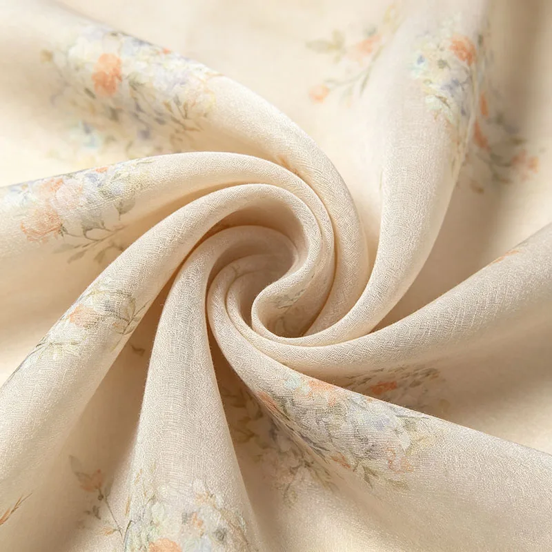 Pure Ramie Fabric, Sand Washed Twill, Breathable Wrinkle Resistant, For Hanfu Dress Garment, Factory Direct Sale Customizable
