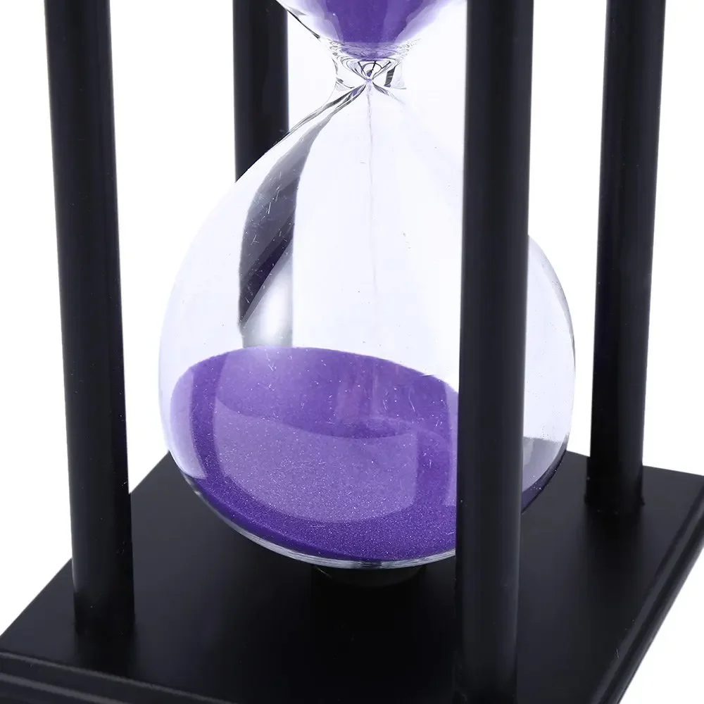 30/60 Minutes Hourglass Kitchen School Modern Wooden Sandglass Home Decoration Gift