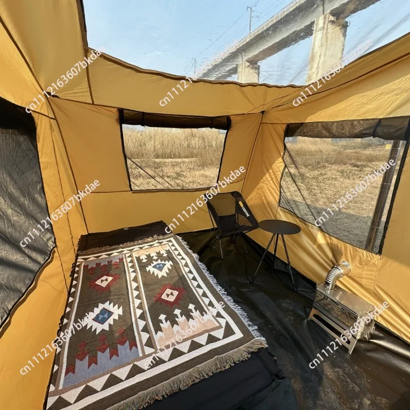 Outdoor Side Tent Expansion Accessories Shelter Plus Canopy Tent Car Side Tent Roof Rainproof Shade