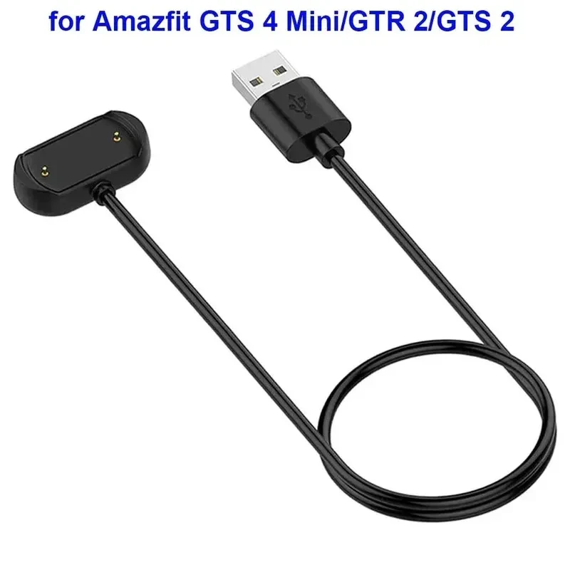 Charger for Amazfit Bip 5/ Bip 3 Pro/ GTS 4 Mini/ Bip U Pro/Active/ GTR 2/ GTS2 Mini/ GTS 2e/ T-Rex Pro Charging Magnet Cable 1m