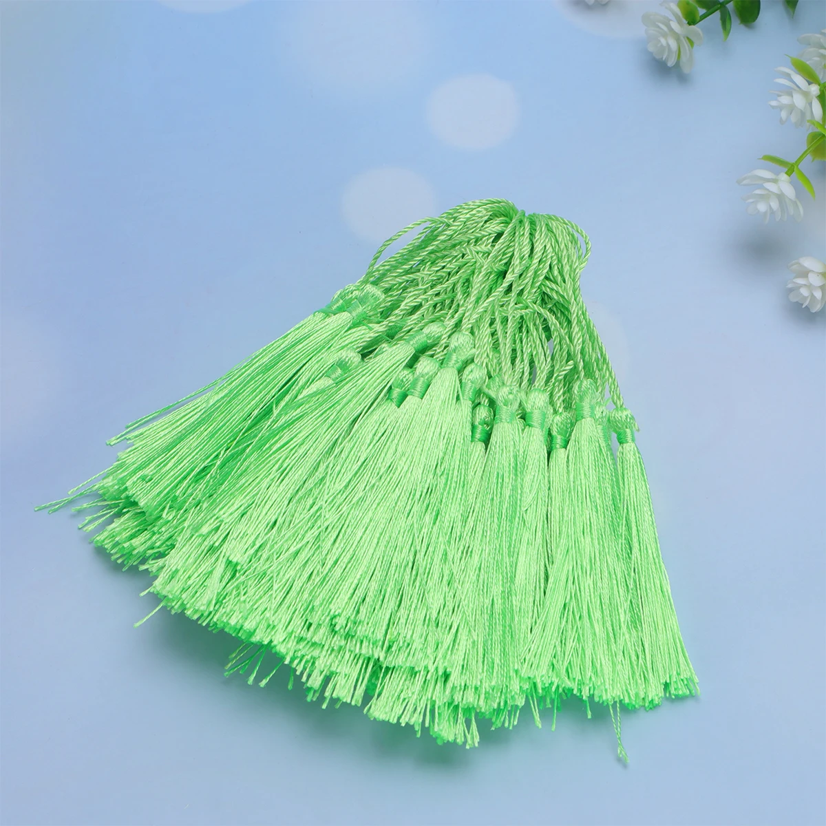

100pcs Tassel Craft Pendants DIY Accessory Cellphone Fan Decorations Jewelry Making Tassel Pendant Bracelet Gifts