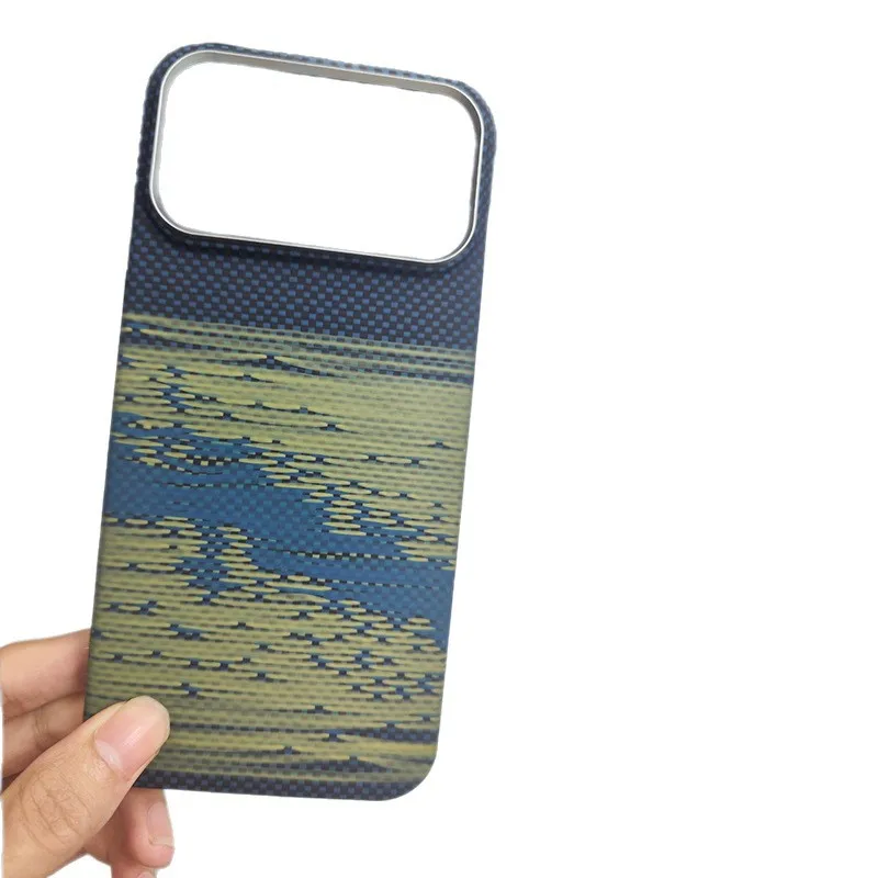 

Real Carbon Fiber Case for iphone17pro max Magnetic Ultra Thin Aramid Phone Cover for Iphone17 Pro/17 Carbon Case