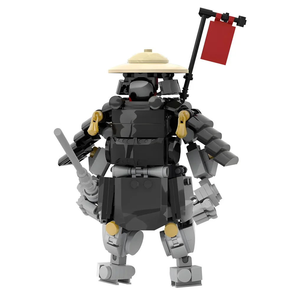 

Gobricks MOC Oni Samurai Mech Building Blocks Model Japanese samurai Shadow Ninja Creative Bricks Assembly Toys Children Gifts