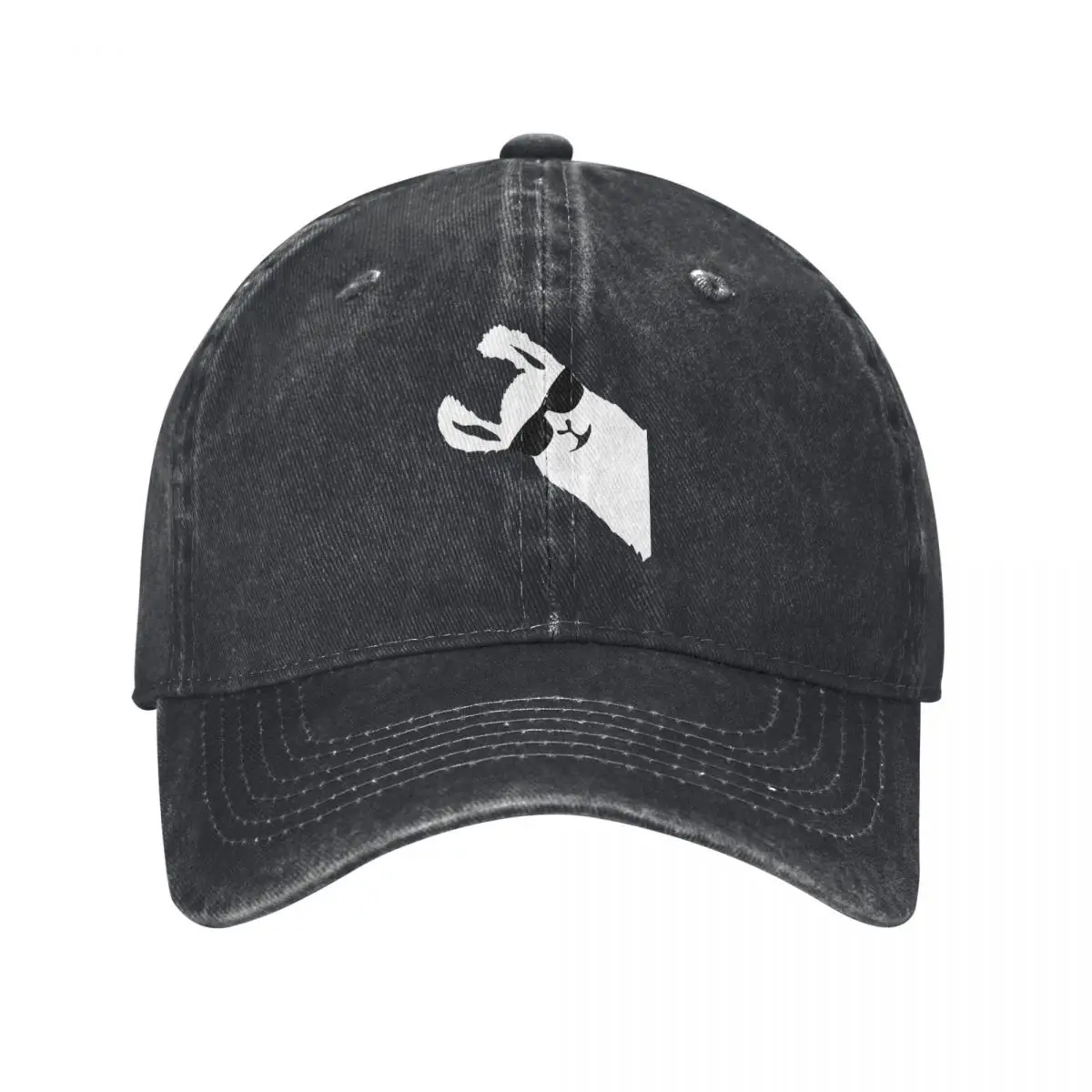 

Funny Llama Alpaca Fashionable Glasses denim Hat Durable for All Seasons Women Hat Baseball Cap Men