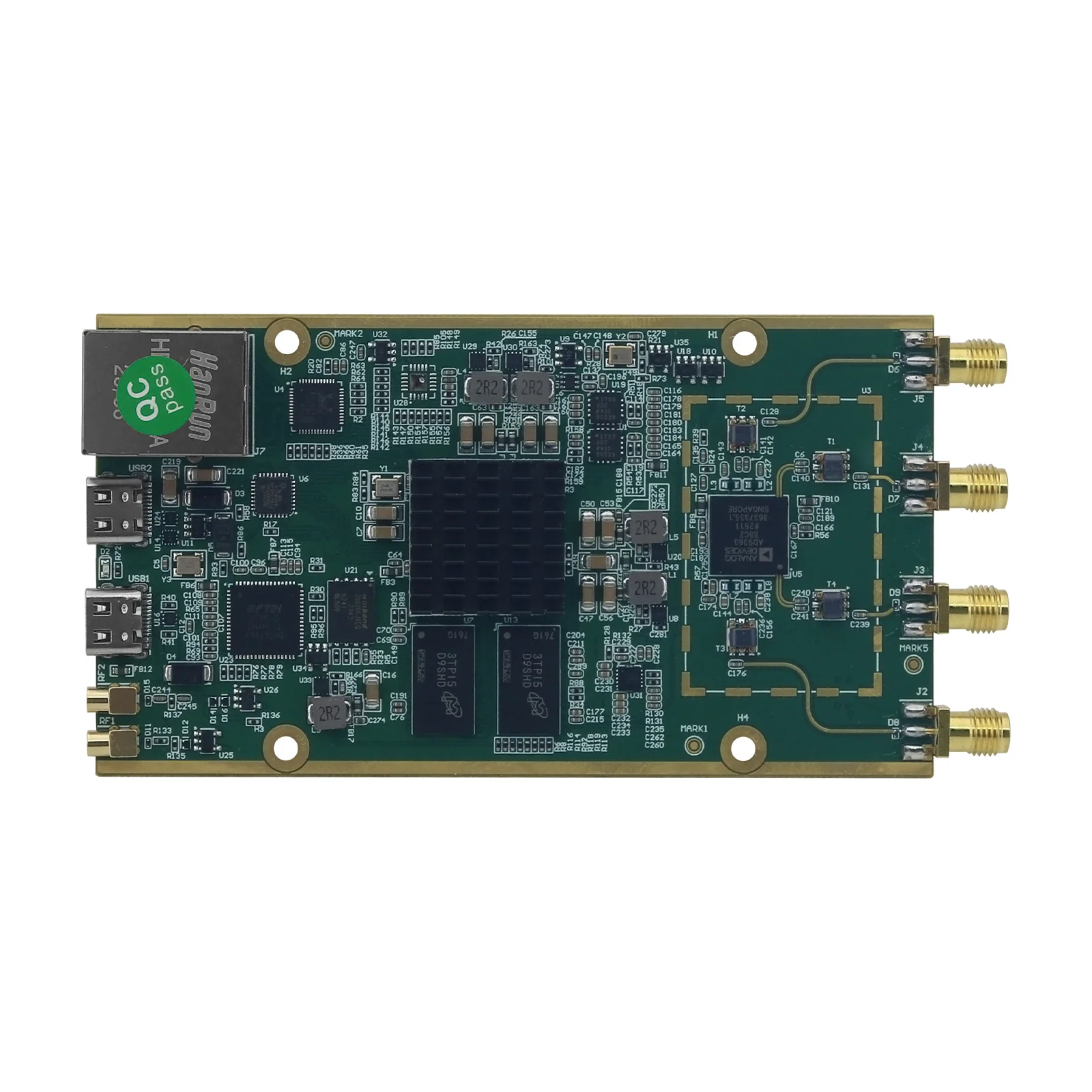 HamGeek ADI Pluto+ 70Mhz-6Ghz SDR AD936x XC7z020 FPGA (No Shell) SDR Development Board for Libiio Iioscope SDRsharp Matlab