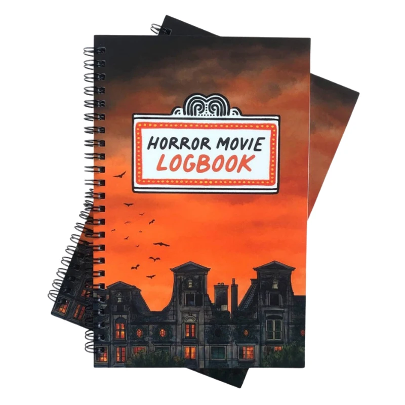 Horror Movie Logbook Horror Movie Journal Horror Movie Gifts Scary Movie Review Logbook