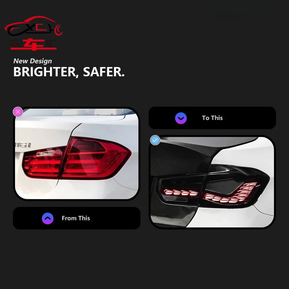 

Auto Parts For BMW F30 F35 Taillight 2013-2019 M3 320i 330i latest Styling GTS Brake reversing light Car Accesorios Modified