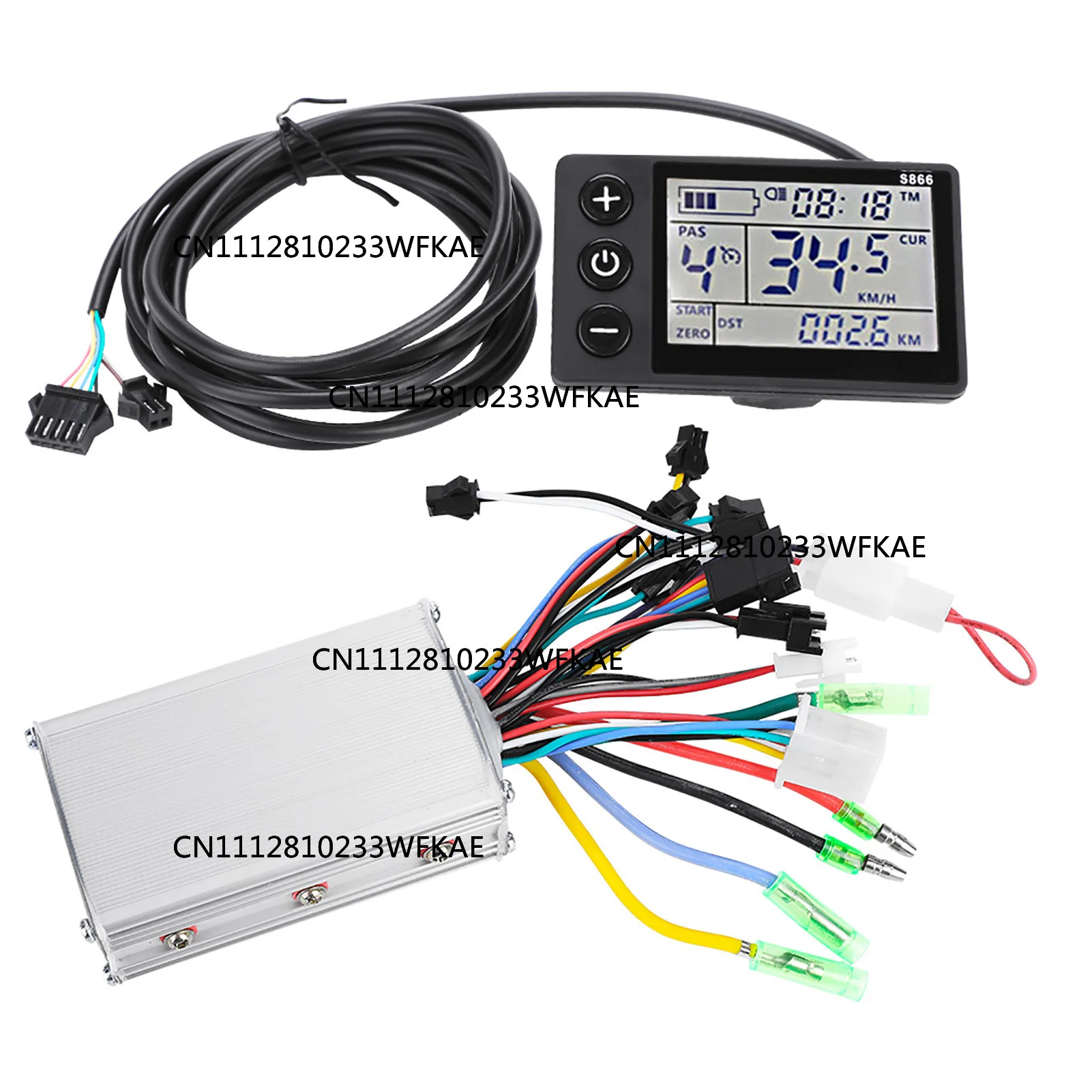 Motor Controller LCD Motor Controller 24V‑48V Waterproof LCD Display Panel Electric  Scooter Brushless Controller Kit