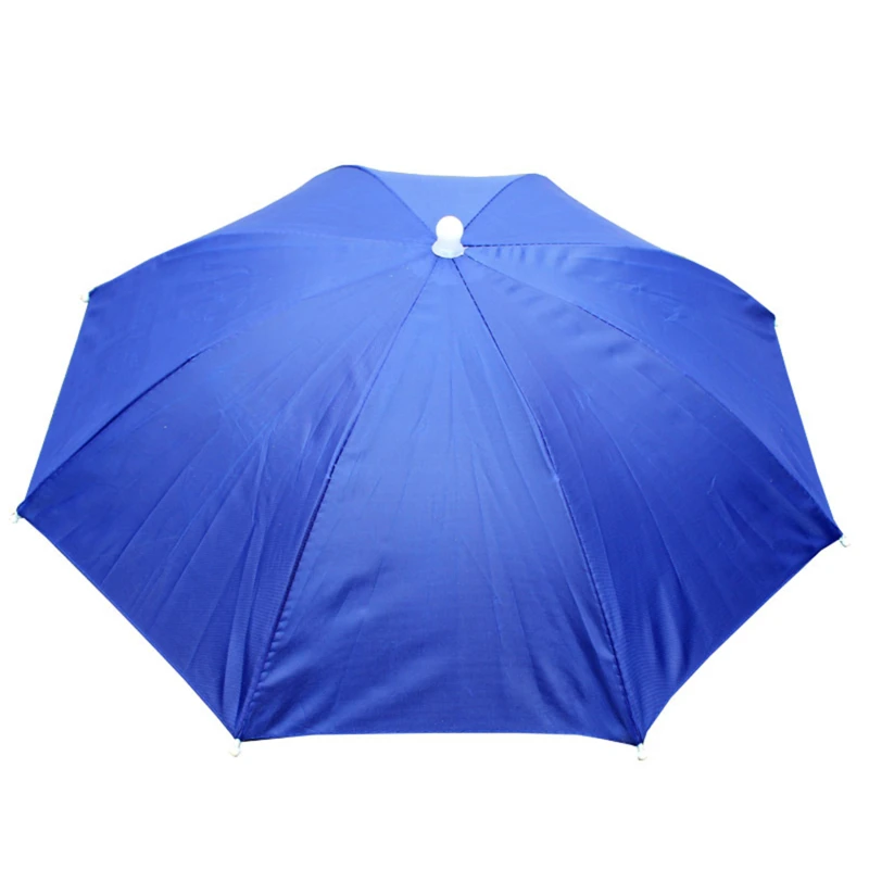 Children Rain Umbrella Hat Portable Foldable Outdoor Sun Shade Waterproof Camping Fishing Headwear Cap Kids Beach Head Hats