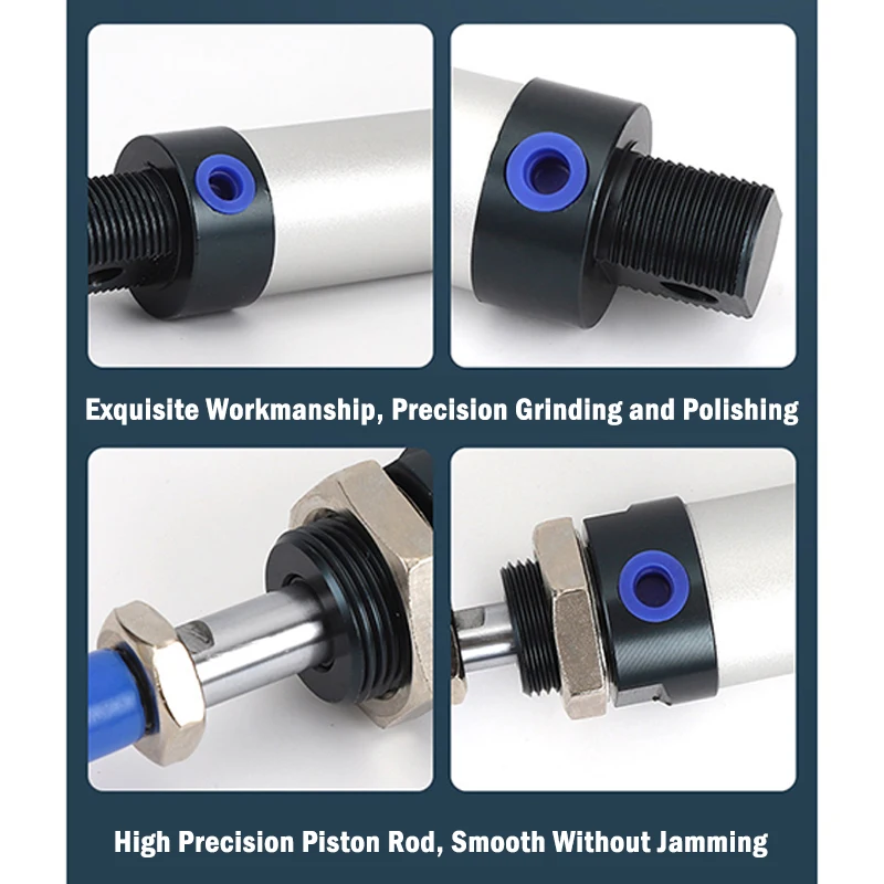 Small Pneumatic MA/PAL Mini Cylinder with A Cylinder Diameter of 16/20/25/32/40, Stroke 25-250