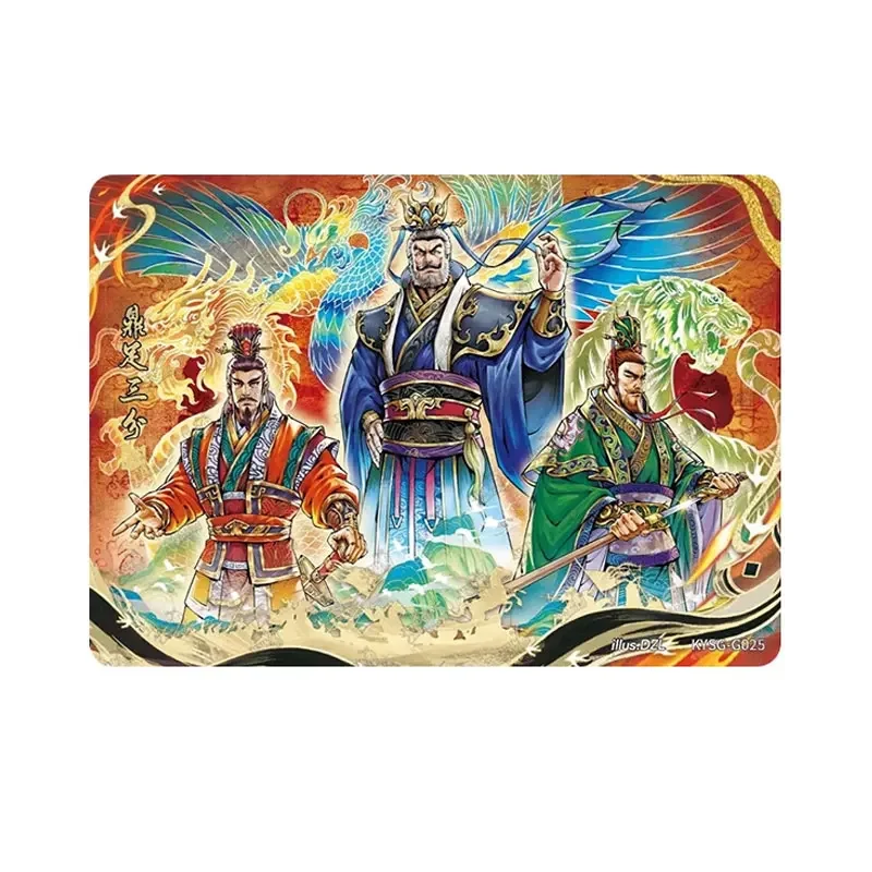 KAYOU The Three Kingdoms Series 5 H/L/G/M/F Qunying Yaoshi A Tripartite Confrontation Sun Quan Cao Cao Zhuge Liang Genuine Card