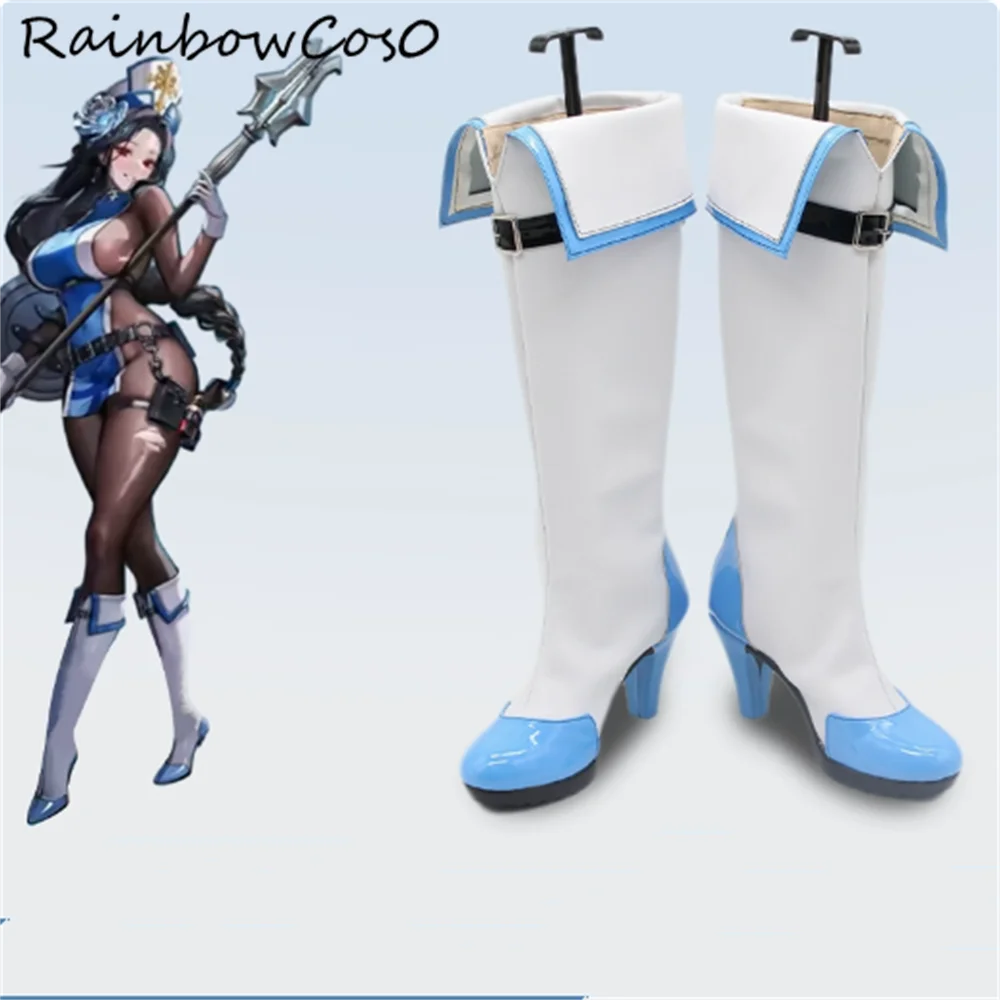 

Maiden: Ice Rose Nikke Cosplay Shoes Boots Game Anime Carnival Party Halloween RainbowCos0 W4419
