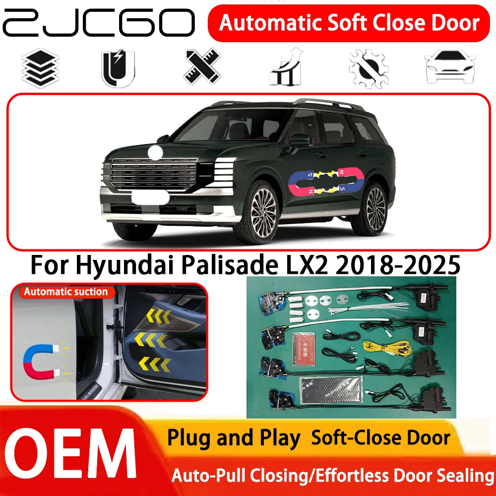 

Система автоматического мягкого закрывания дверей (Soft Close) OEM для Hyundai Palisade LX2 2018-2025: установка Plug and Play, комфортное закрывание