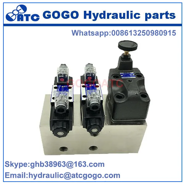 Collecteur de bloc de vannes hydraulique MMC-03-3